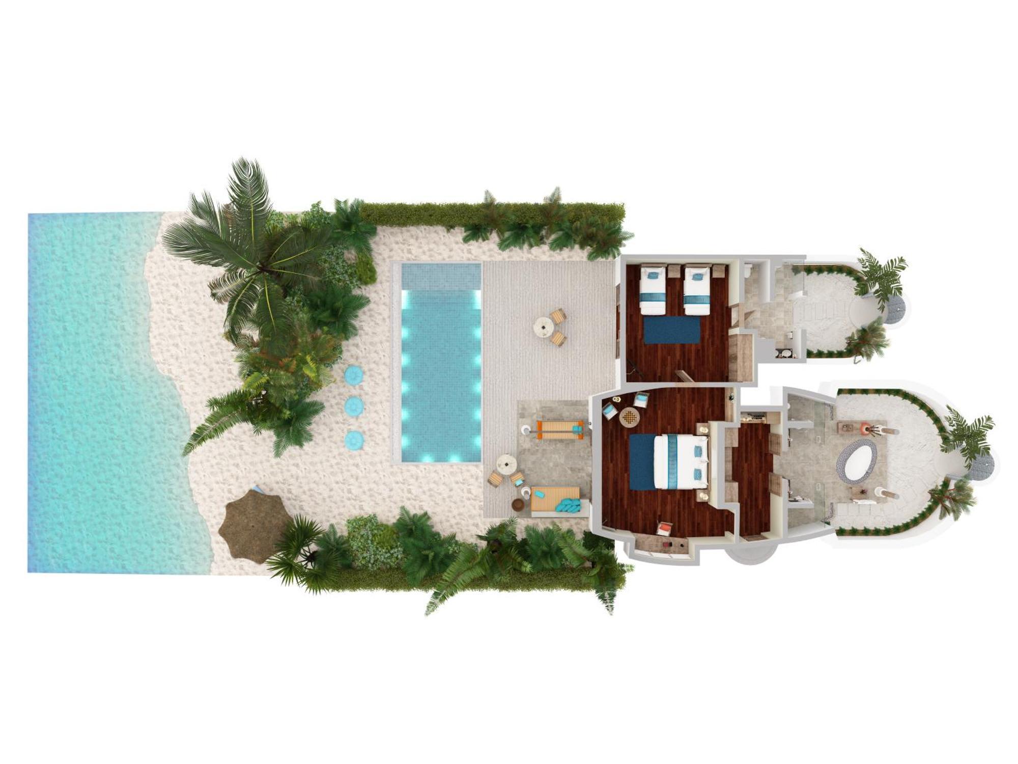 马尔代夫笛古岛安纳塔拉度假酒店 Dhigu Island 客房 照片